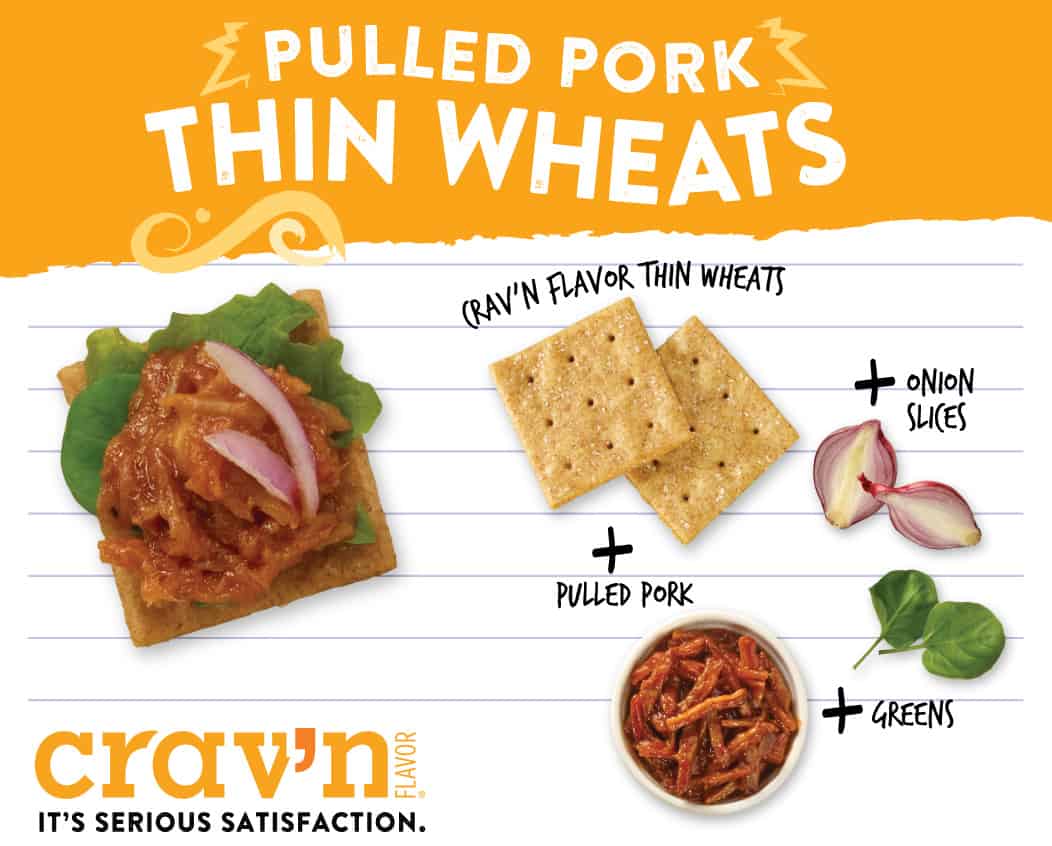 Pulled Pork Wheat Thins