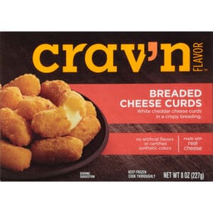 Breaded Cheese Curds White Cheddar Cheese Curds In A Crispy Breading