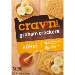 Crav'n Flavor 3 Packs Honey Graham Crackers 3 ea