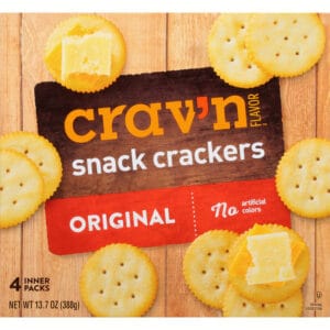 Crav'n Flavor 4 Packs Original Snack Crackers 4 ea