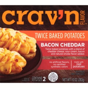 Crav'n Flavor Bacon Cheddar Twice Baked Potatoes 2 ea