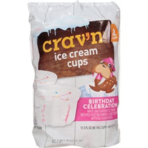 Crav'n Flavor Birthday Celebration Ice Cream Cups 12 ea