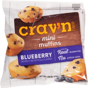 Crav'n Flavor Blueberry Mini Muffins 1.65 oz