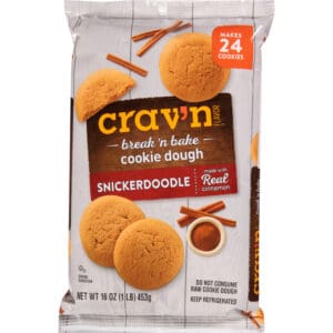 Crav'n Flavor Break 'n Bake Snickerdoodle Cookie Dough 16 oz