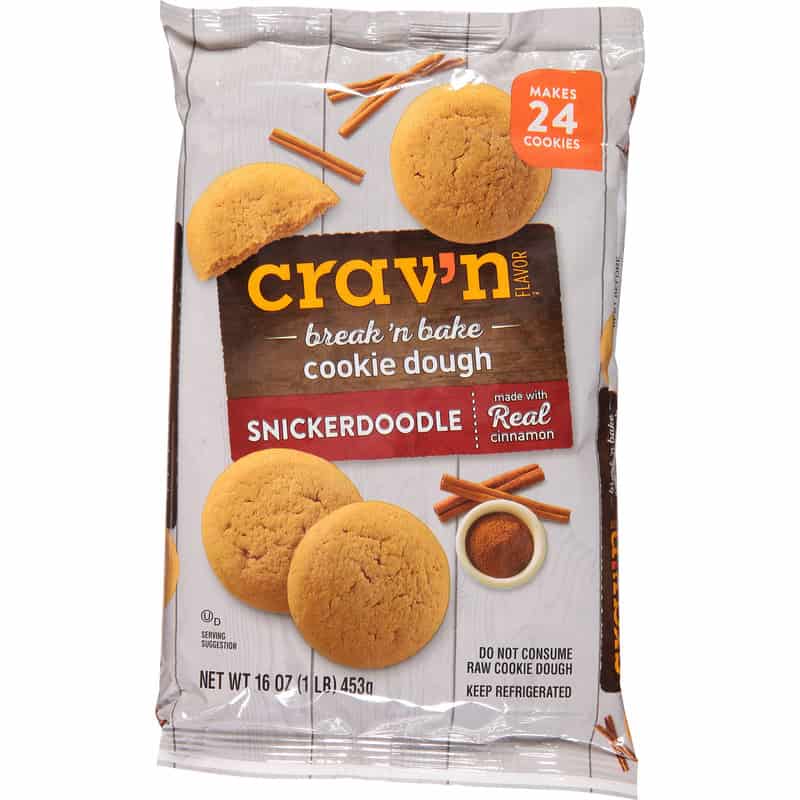 Crav'n Flavor Break'n Bake Snickerdoodle Cookie Dough 16 oz - Crav 