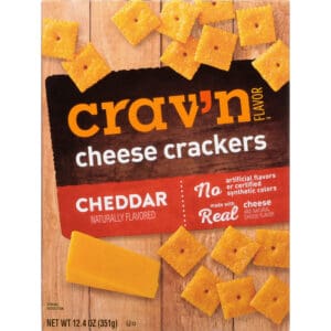 Crav'n Flavor Cheddar Cheese Crackers 12.4 oz