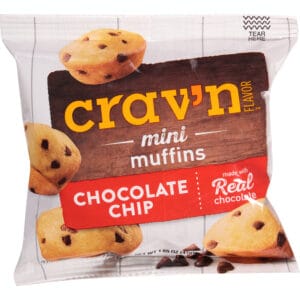 Crav'n Flavor Chocolate Chip Mini Muffins 1.65 oz