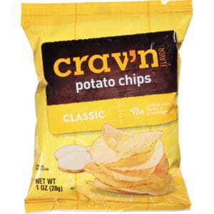 Crav'n Flavor Classic Potato Chips 1 oz