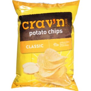 Crav'n Flavor Classic Potato Chips 13 oz