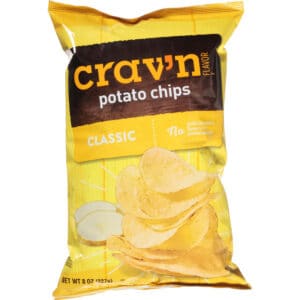 Crav'n Flavor Classic Potato Chips 8 oz