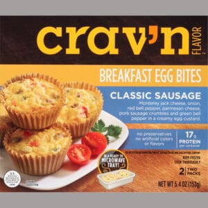 Crav'n Flavor Classic Sausage Breakfast Egg Bites 2 ea
