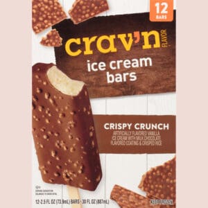 Crav'n Flavor Crispy Crunch Ice Cream Bars 12 ea