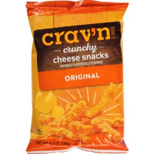 Crav'n Flavor Crunchy Original Cheese Snacks 8.5 oz