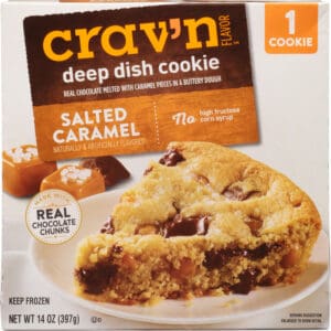 Crav'n Flavor Deep Dish Salted Caramel Deep Dish Cookie 1 ea