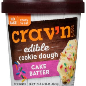 Crav'n Flavor Edible Cake Batter Cookie Dough 14.5 oz