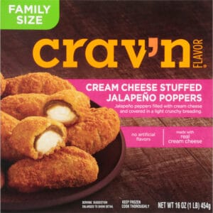 Crav'n Flavor Family Size Cream Cheese Stuffed Jalapeno Poppers 16 oz