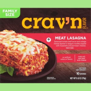 Crav'n Flavor Family Size Meat Lasagna 5 lb