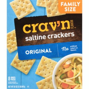 Crav'n Flavor Family Size Original Saltine Crackers 32 oz