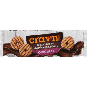 Crav'n Flavor Fudge Striped Original Shortbread Cookies 11.5 oz