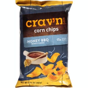 Crav'n Flavor Honey BBQ Corn Chips 9.25 oz