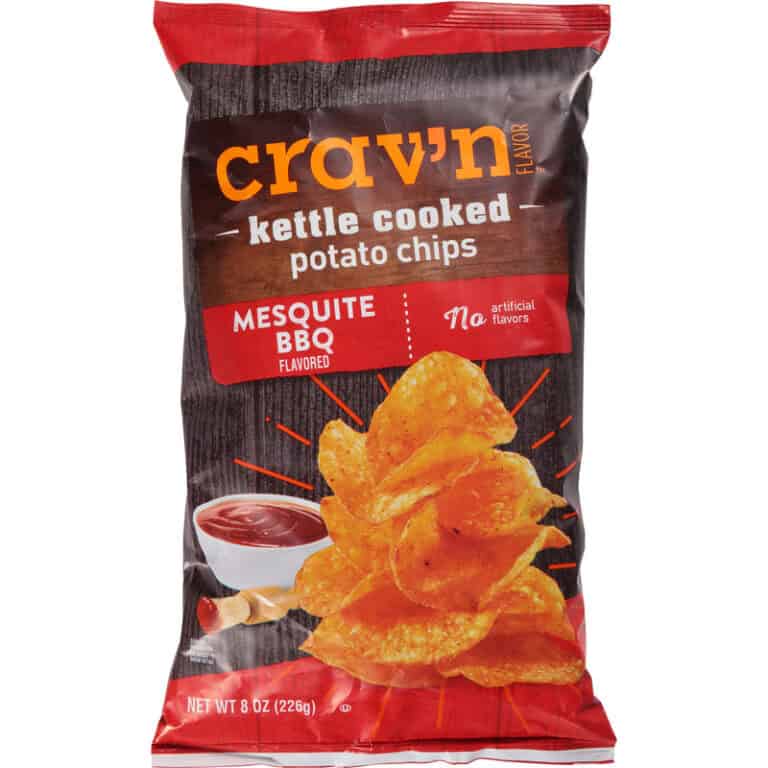 Cravn Flavor Kettle Cooked Mesquite BBQ Flavored Potato Chips 8 Oz 1 768x768 