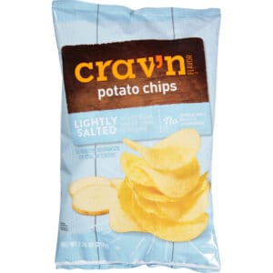 Crav'n Flavor Lightly Salted Potato Chips 7.75 oz