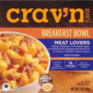 Crav'n Flavor Meat Lovers Breakfast Bowl 7 oz