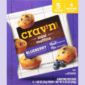 Crav'n Flavor Mini Blueberry Muffins 5 ea