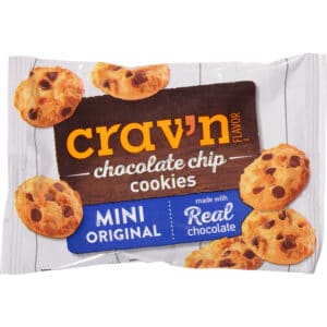 Crav'n Flavor Mini Original Chocolate Chip Cookies 1 oz