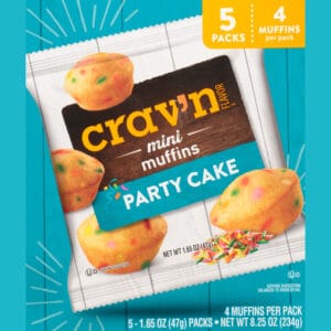 Crav'n Flavor Mini Party Cake Muffins 5 ea