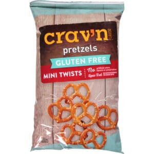 Crav'n Flavor Mini Twist Gluten Free Pretzels 8 oz