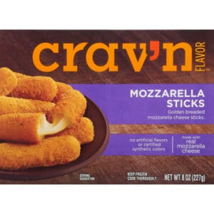 Crav'n Flavor Mozzarella Sticks 8 oz Box