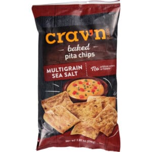 Crav'n Flavor Multigrain Sea Salt Baked Pita Chips 7.33 oz