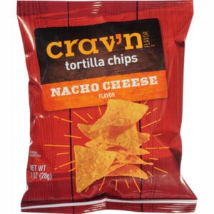 Crav'n Flavor Nacho Cheese Flavor Tortilla Chips 1 oz