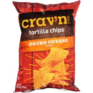 Crav'n Flavor Nacho Cheese Flavored Tortilla Chips 9.75 oz