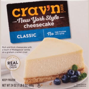 Crav'n Flavor New York Style Classic Cheesecake 24 oz