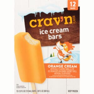 Crav'n Flavor Orange Cream Ice Cream Bars 12 ea