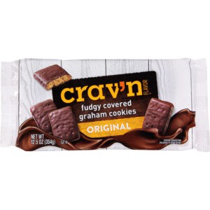 Crav'n Flavor Original Fudgy Covered Graham Cookies 12.5 oz