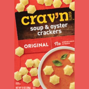 Crav'n Flavor Original Soup & Oyster Crackers 12 oz