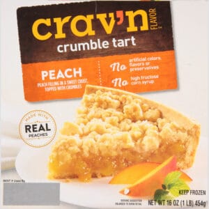 Crav'n Flavor Peach Crumble Tart 16 oz