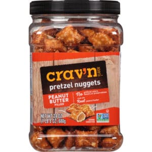 Crav'n Flavor Peanut Butter Filled Pretzel Nuggets 24 oz