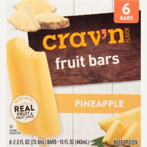 Crav'n Flavor Pineapple Fruit Bars 6 ea