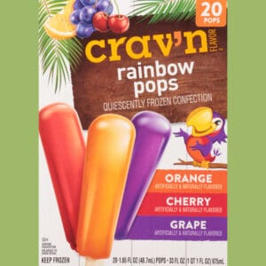 Crav'n Flavor Rainbow Pops 20 ea