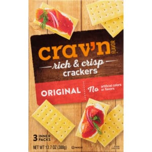 Crav'n Flavor Rich & Crisp Original Crackers 3 ea