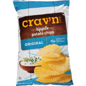 Crav'n Flavor Ripple Original Potato Chips 8.5 oz