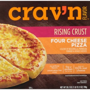 Crav'n Flavor Rising Crust Four Cheese Pizza 28.2 oz