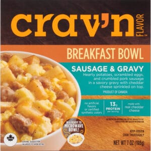 Crav'n Flavor Sausage & Gravy Breakfast Bowl 7 oz