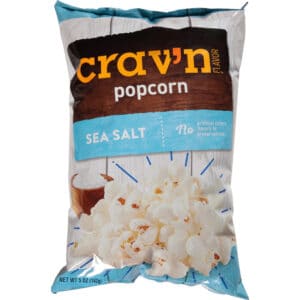Crav'n Flavor Sea Salt Popcorn 5 oz