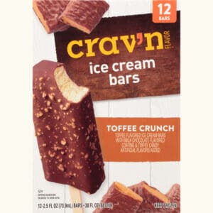 Crav'n Flavor Toffee Crunch Ice Cream Bars 12 ea