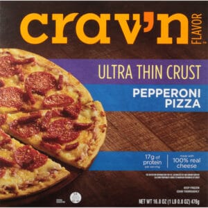 Crav'n Flavor Ultra Thin Crust Pepperoni Pizza 16.8 oz